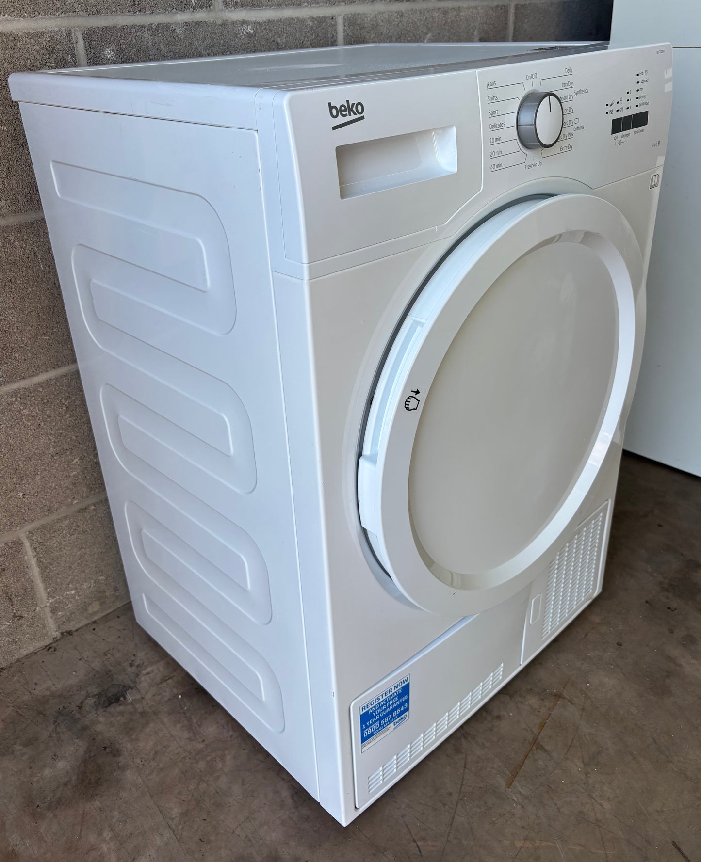 Beko DCX71100W - 7kg Condenser Tumble Dryer